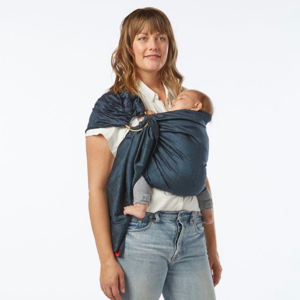 Sakura Bloom Ring Wrap in Blue. Washed and never used